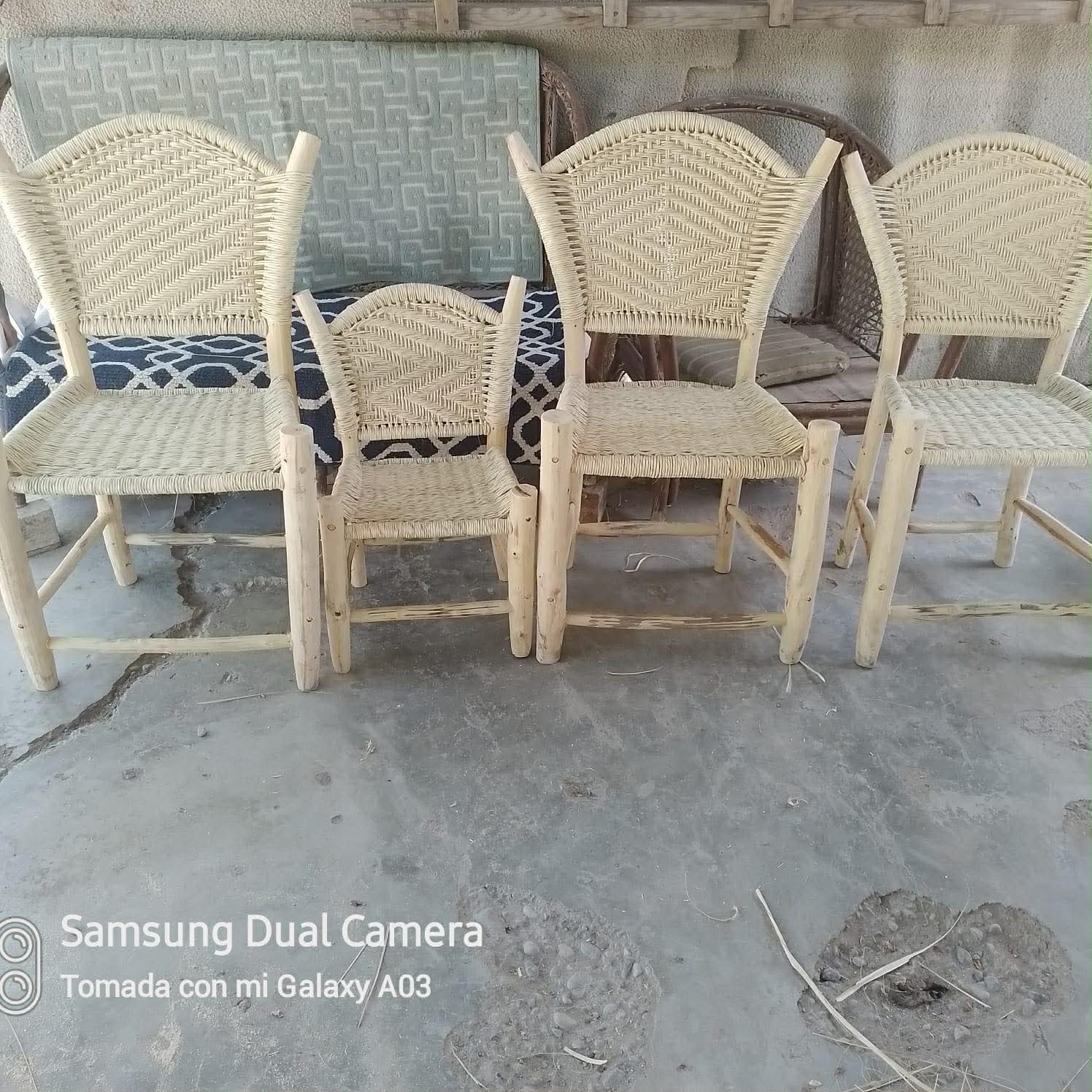 Silla De Madera De Palma